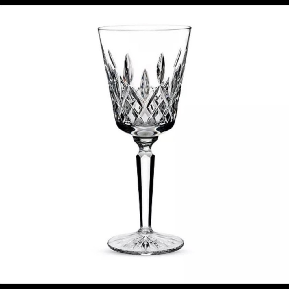 Waterford Lismore Tall Goblet Crystal Wine Glass NIB set of 6